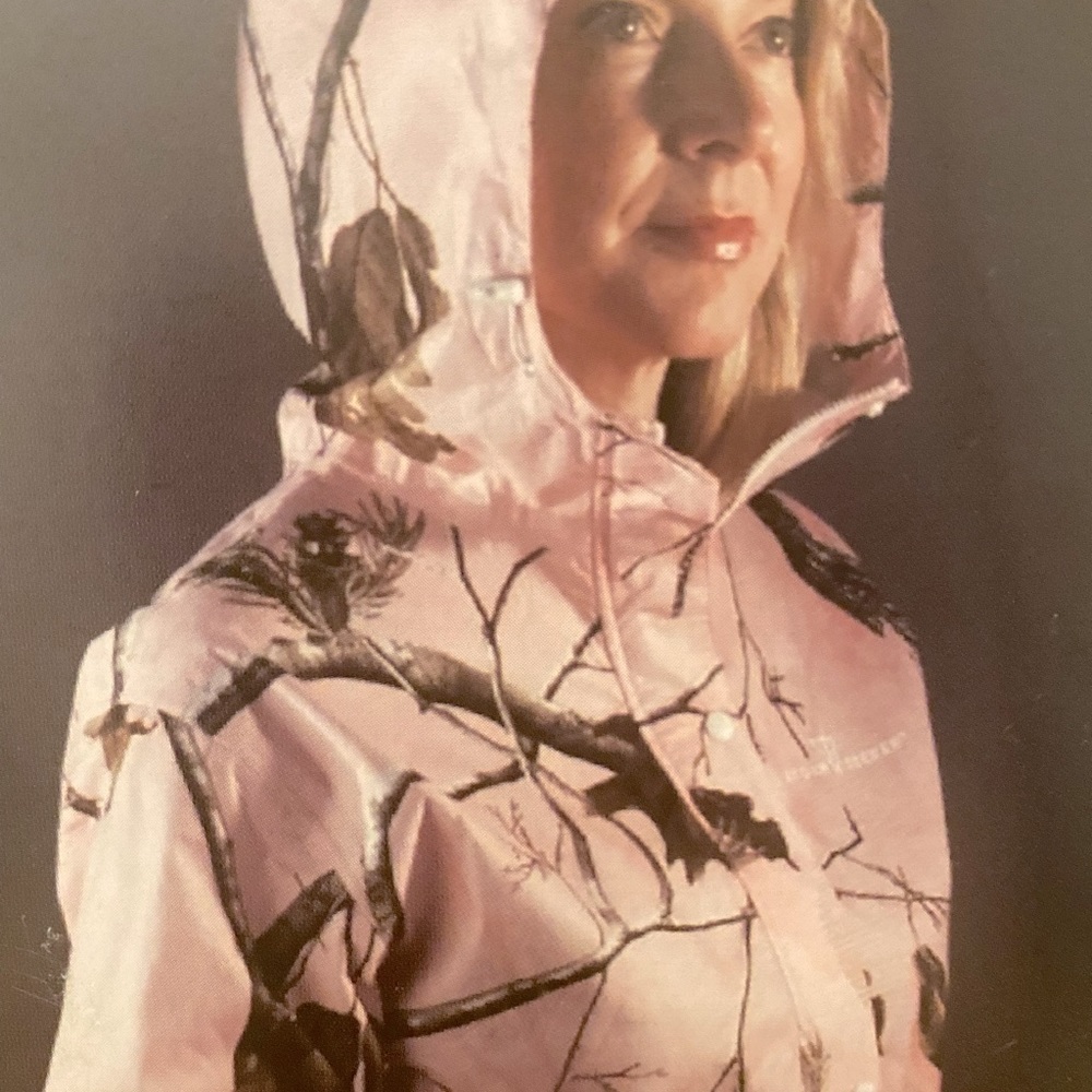 Pink Camo Rain Coat/Windbreaker - Brand New!